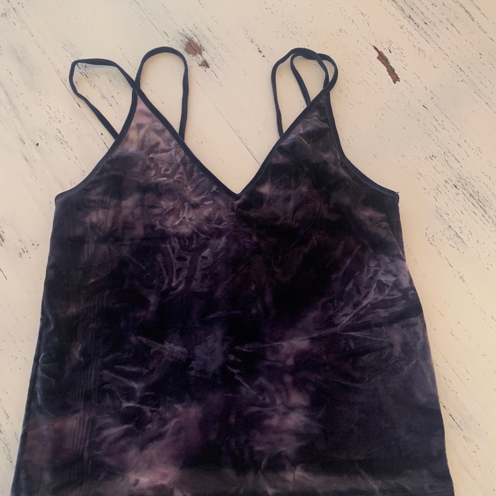 Purple Velvet tank top